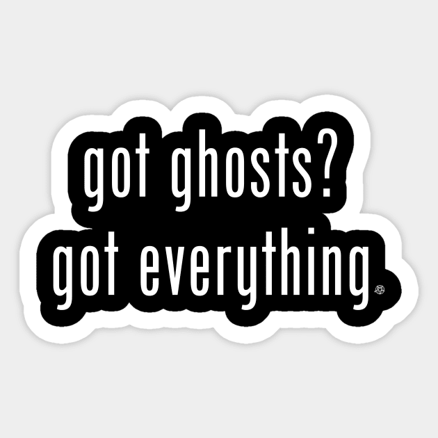 Got Ghosts? Sticker by andres_abel